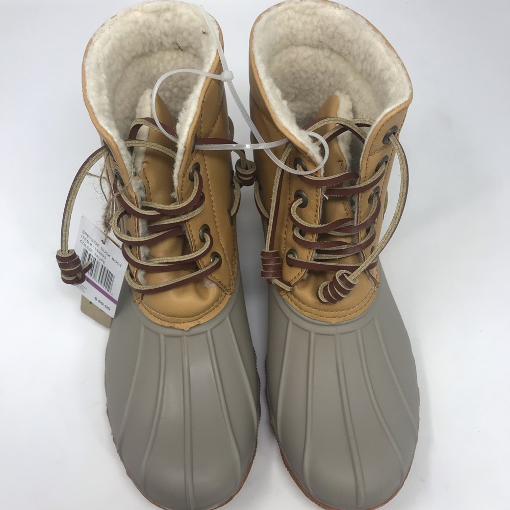 Seven 7 Speyside Waterproof Duck Boots in Taupe - Picture 6 of 8
